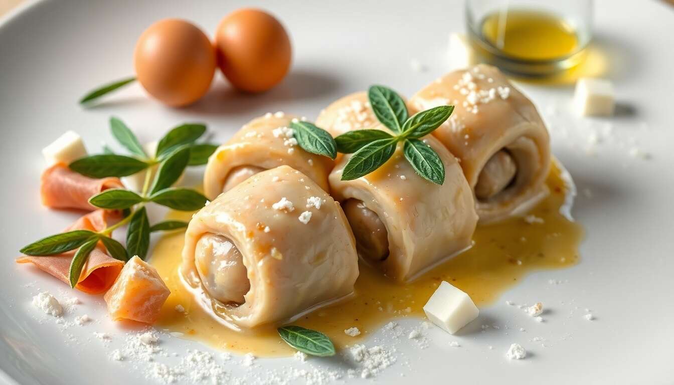 Rouleaux de veau à la sauge : recette minceur savoureuse