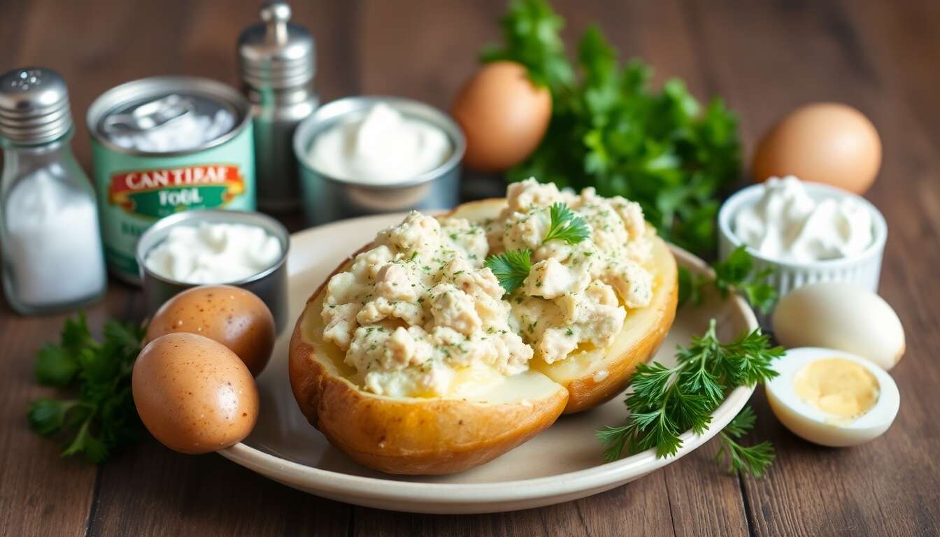 Pommes de terre farcies au thon : une recette minceur délicieuse