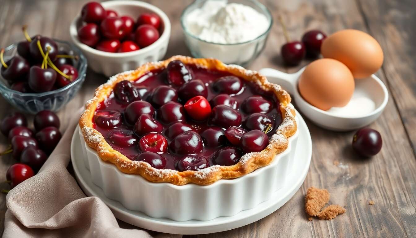 Clafoutis aux cerises façon Hérisson : recette minceur délicieuse