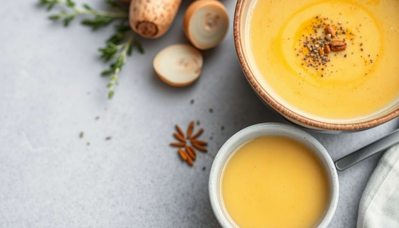 Velouté de panais aux épices : recette minceur savoureuse