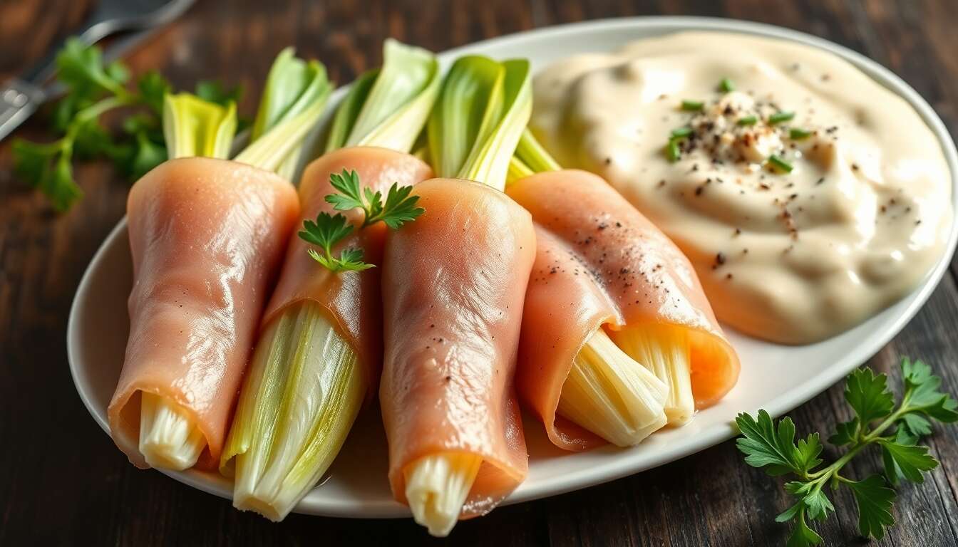 Recette minceur : endives au jambon allégées