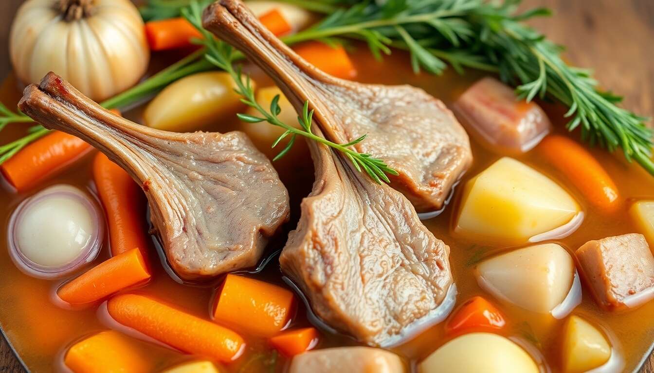 Jarrets de veau aux légumes : recette minceur savoureuse