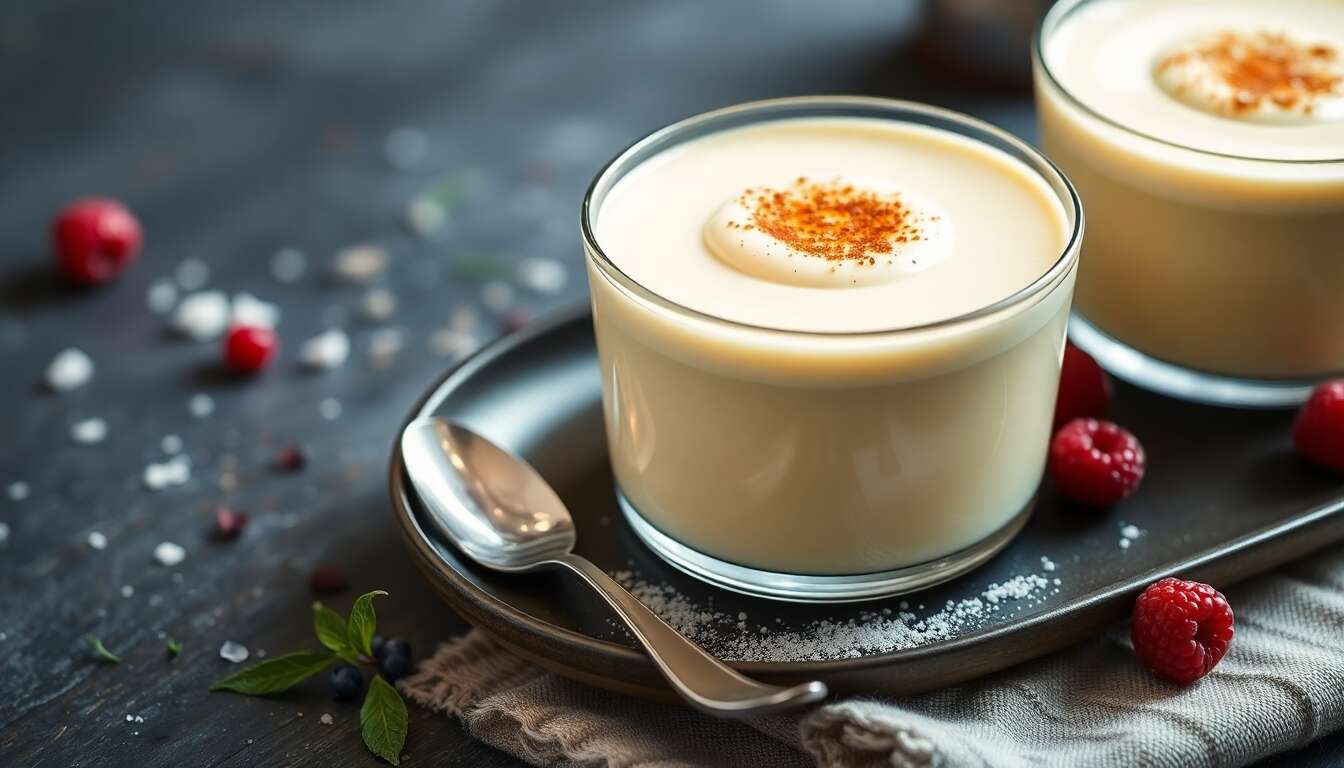 Panna cotta minceur : recette légère et gourmande