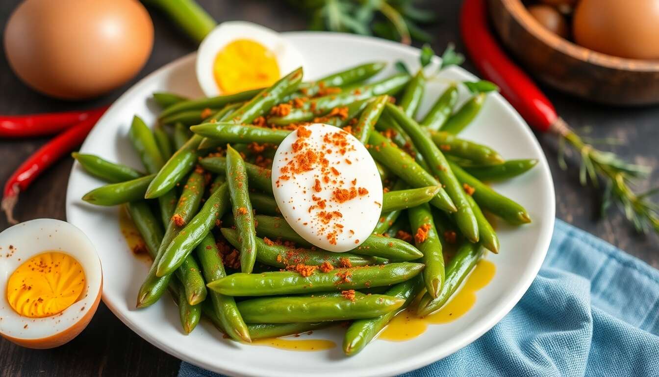 Recette minceur : haricots verts façon chili