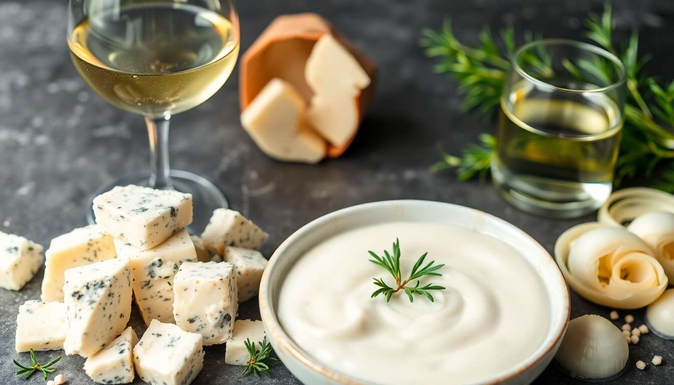 Sauce au bleu légère : recette minceur facile