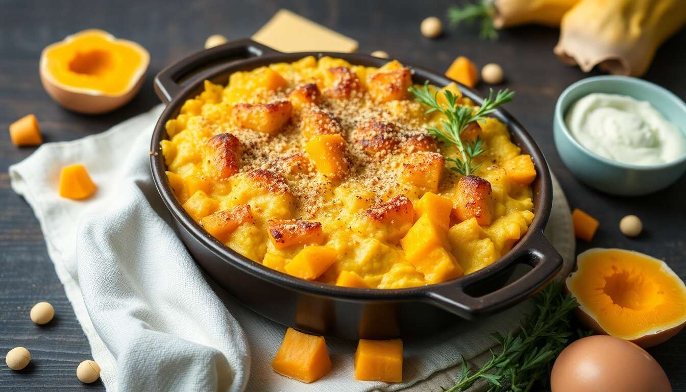 Gratin de courge minceur : recette savoureuse et légère