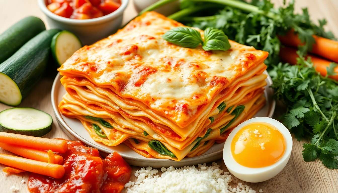 Lasagnes aux légumes : une recette minceur savoureuse