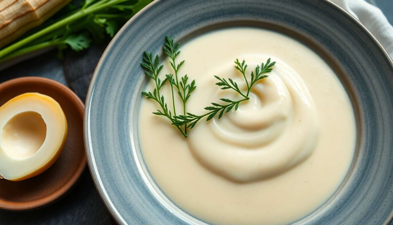 Crème de céleri-rave au Roquefort : recette minceur savoureuse