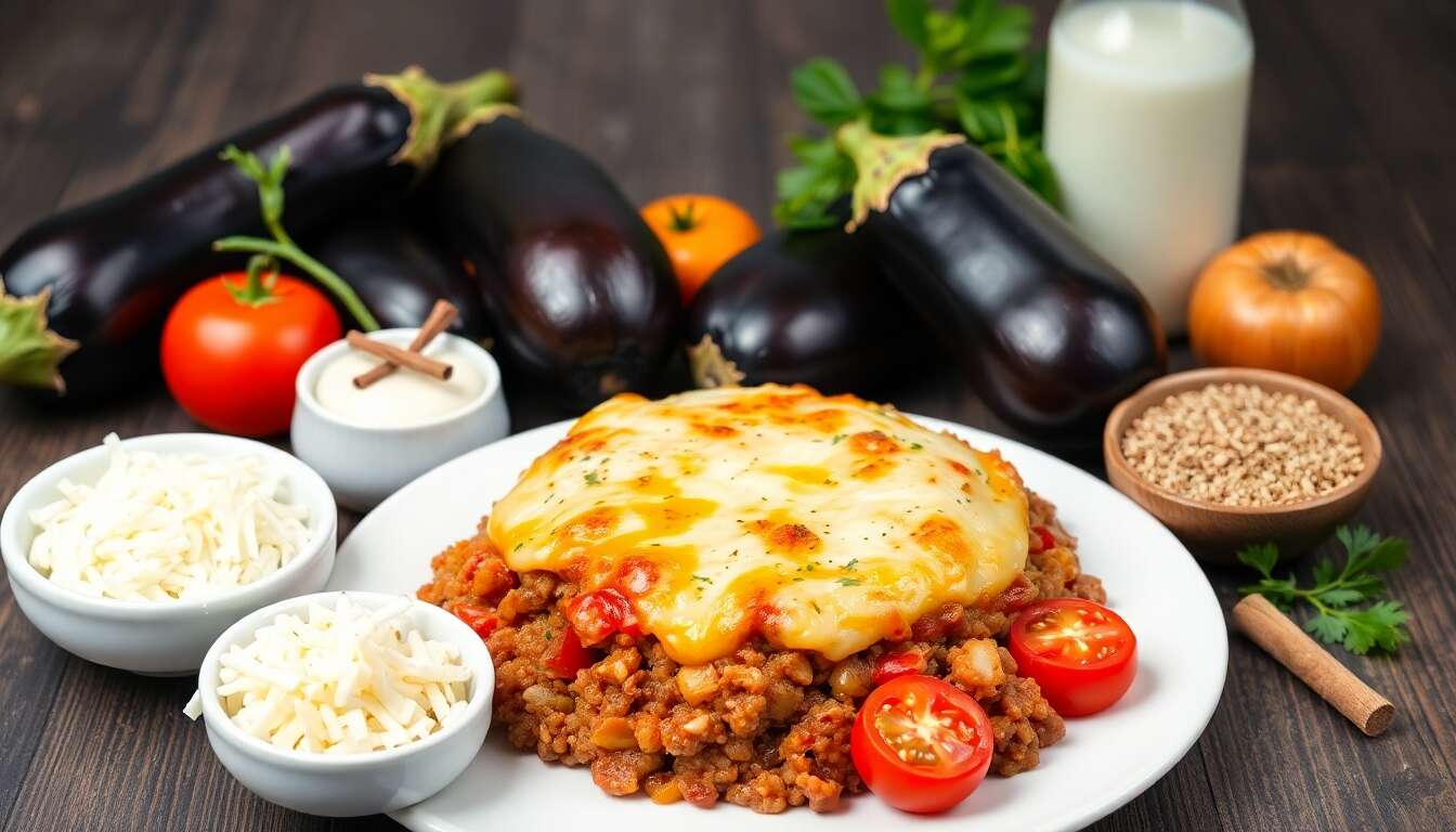 Moussaka à la volaille : recette minceur savoureuse