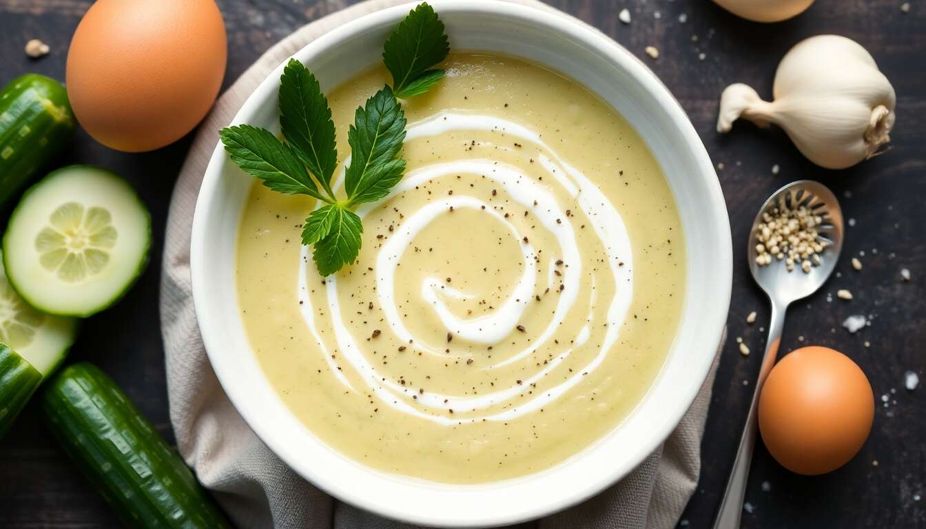 Gaspacho de concombre : soupe minceur rafraîchissante
