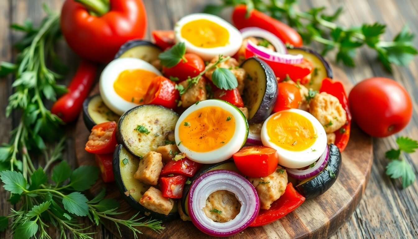 Salade de ratatouille minceur : une recette savoureuse
