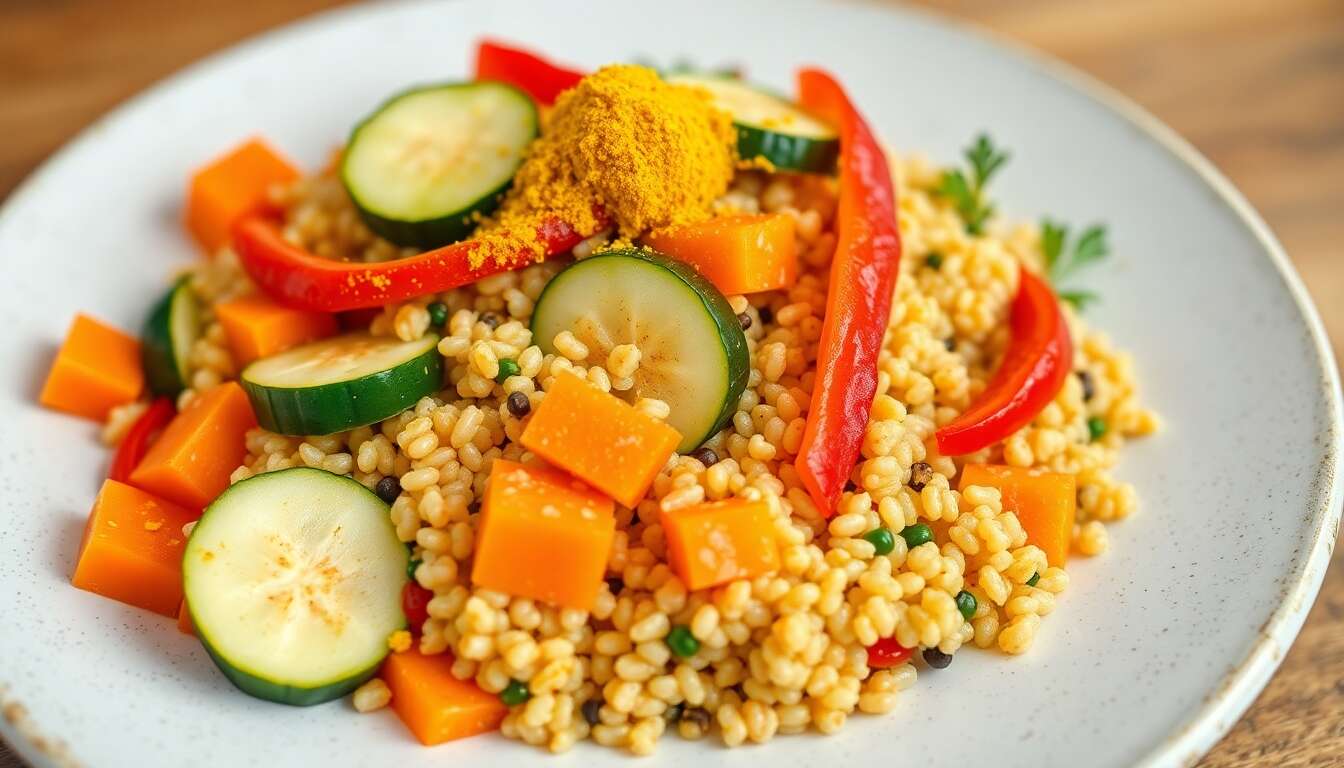 Quinoa aux petits légumes : recette minceur facile et savoureuse