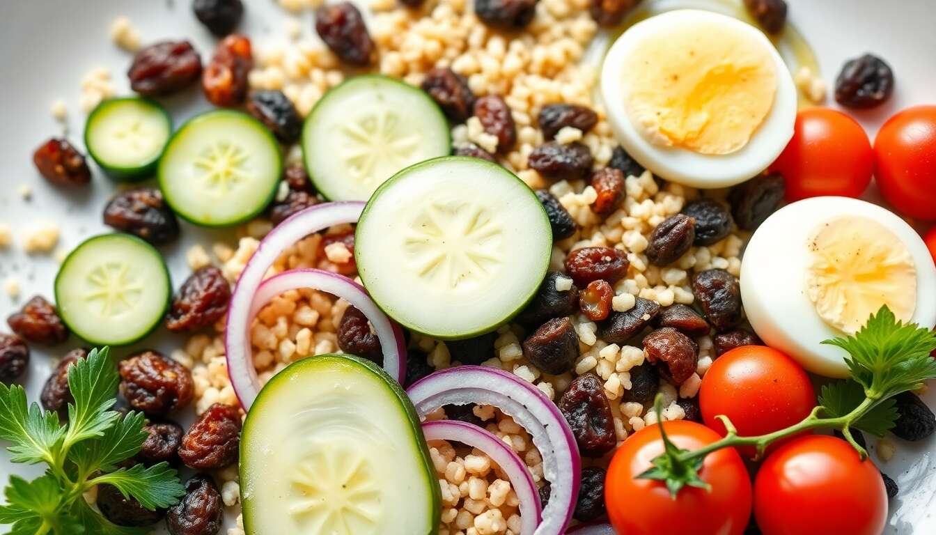 Recettes minceur aux raisins secs : idées légères et savoureuses