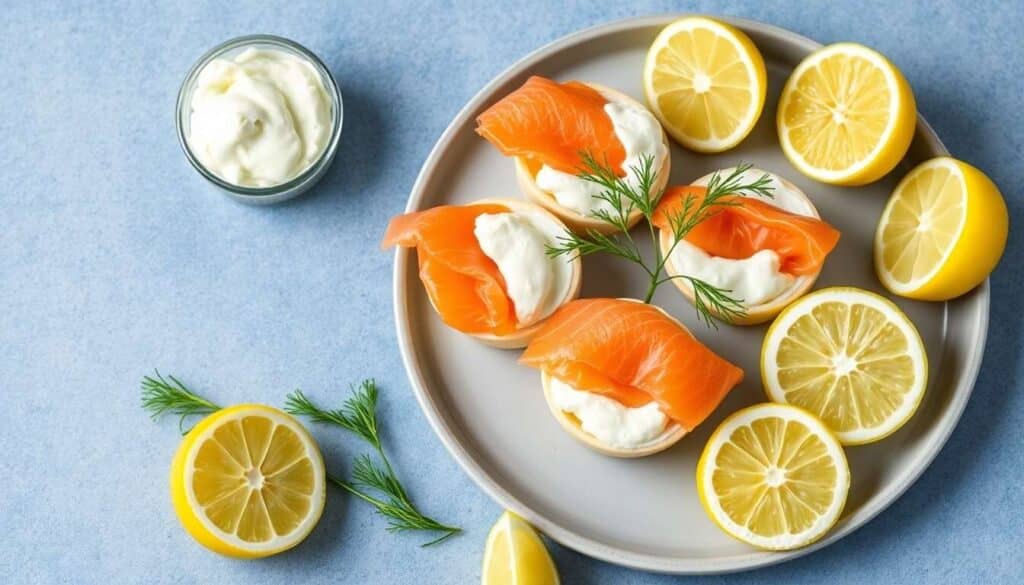 Rouleaux de saumon fumé au fromage frais : recette minceur