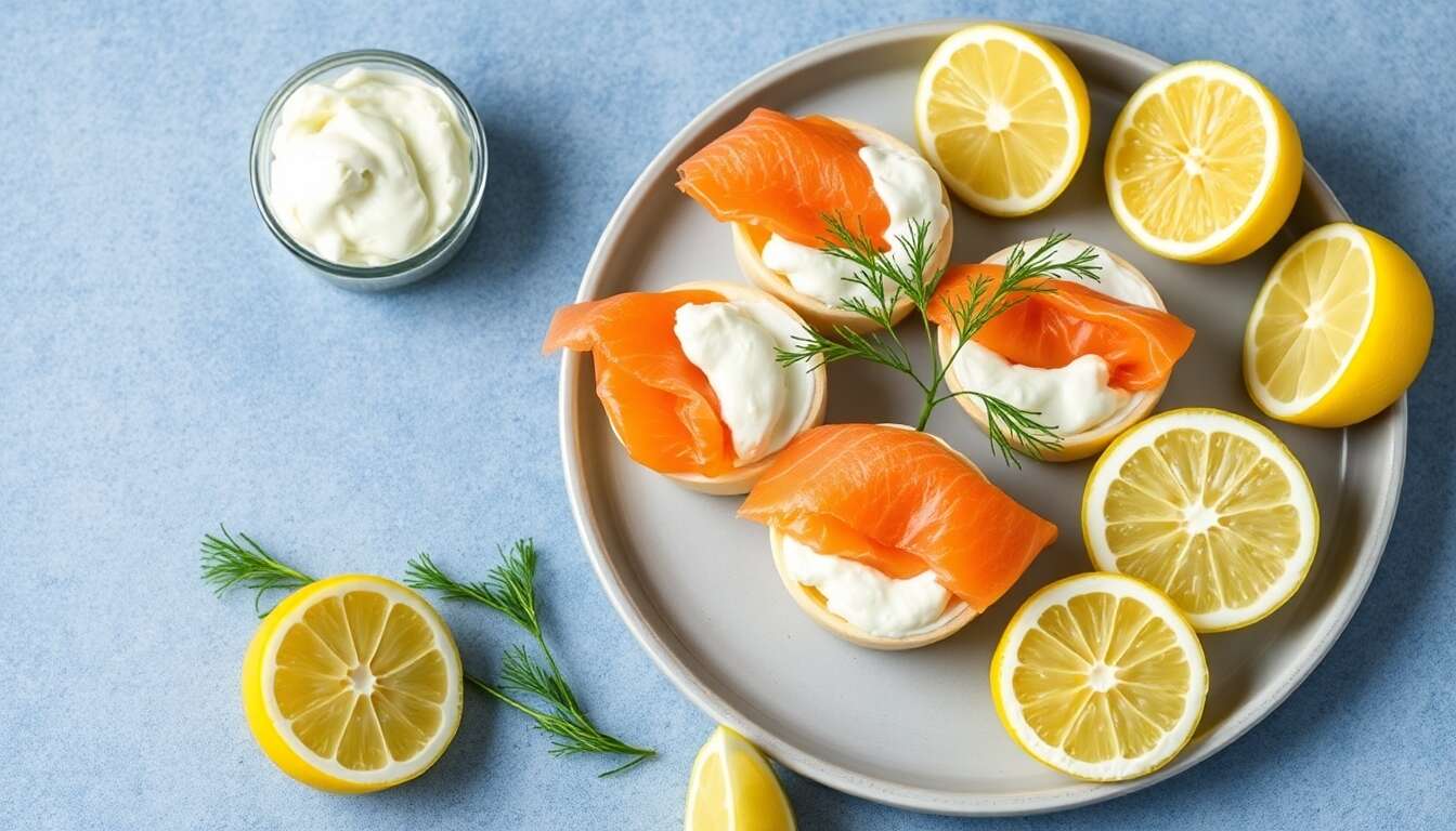 Rouleaux de saumon fumé au fromage frais : recette minceur