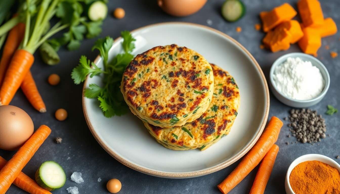 Galettes végétariennes au tofu et légumes : recette minceur