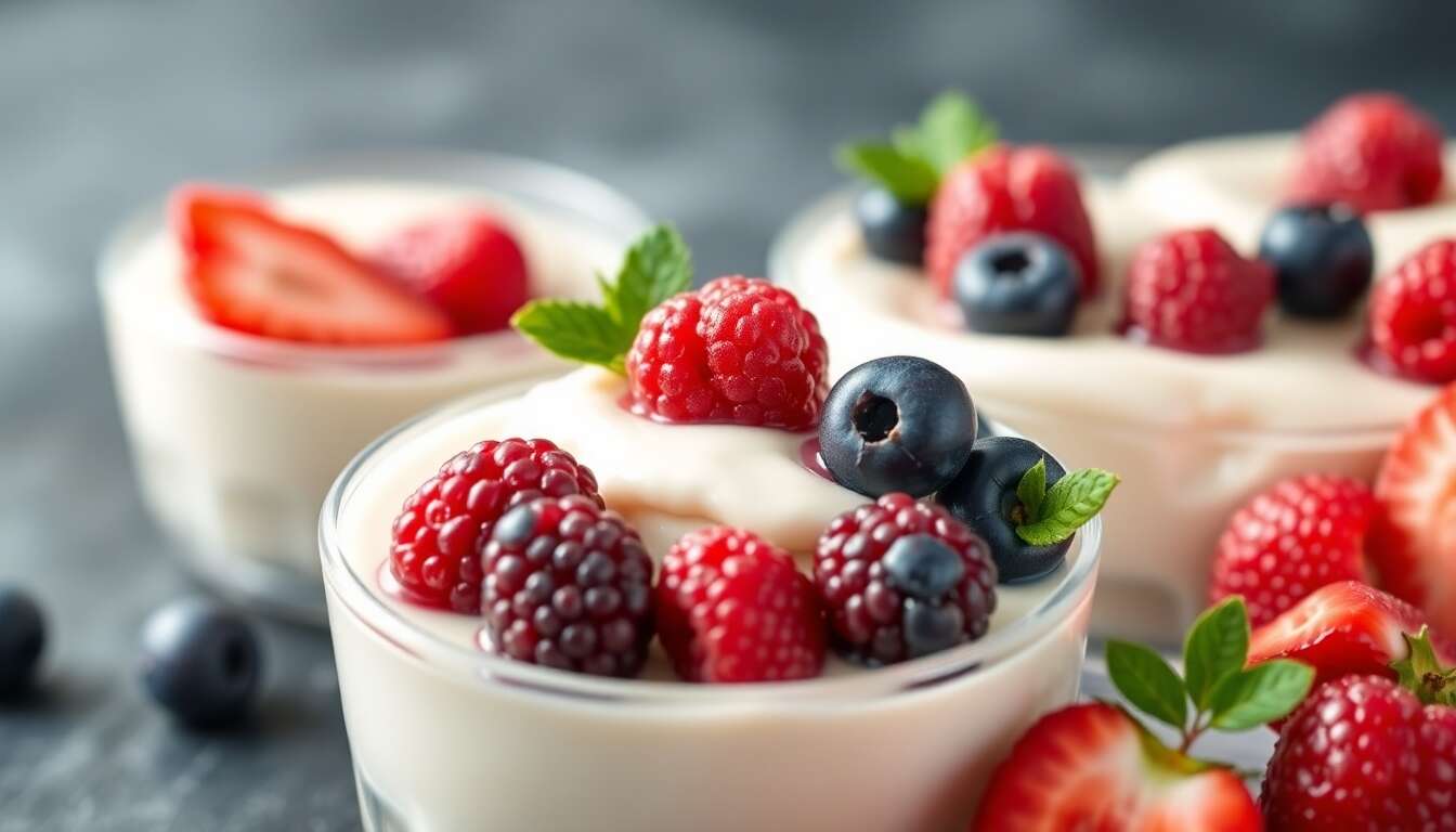 Crème dessert aux fruits rouges : recette minceur irrésistible