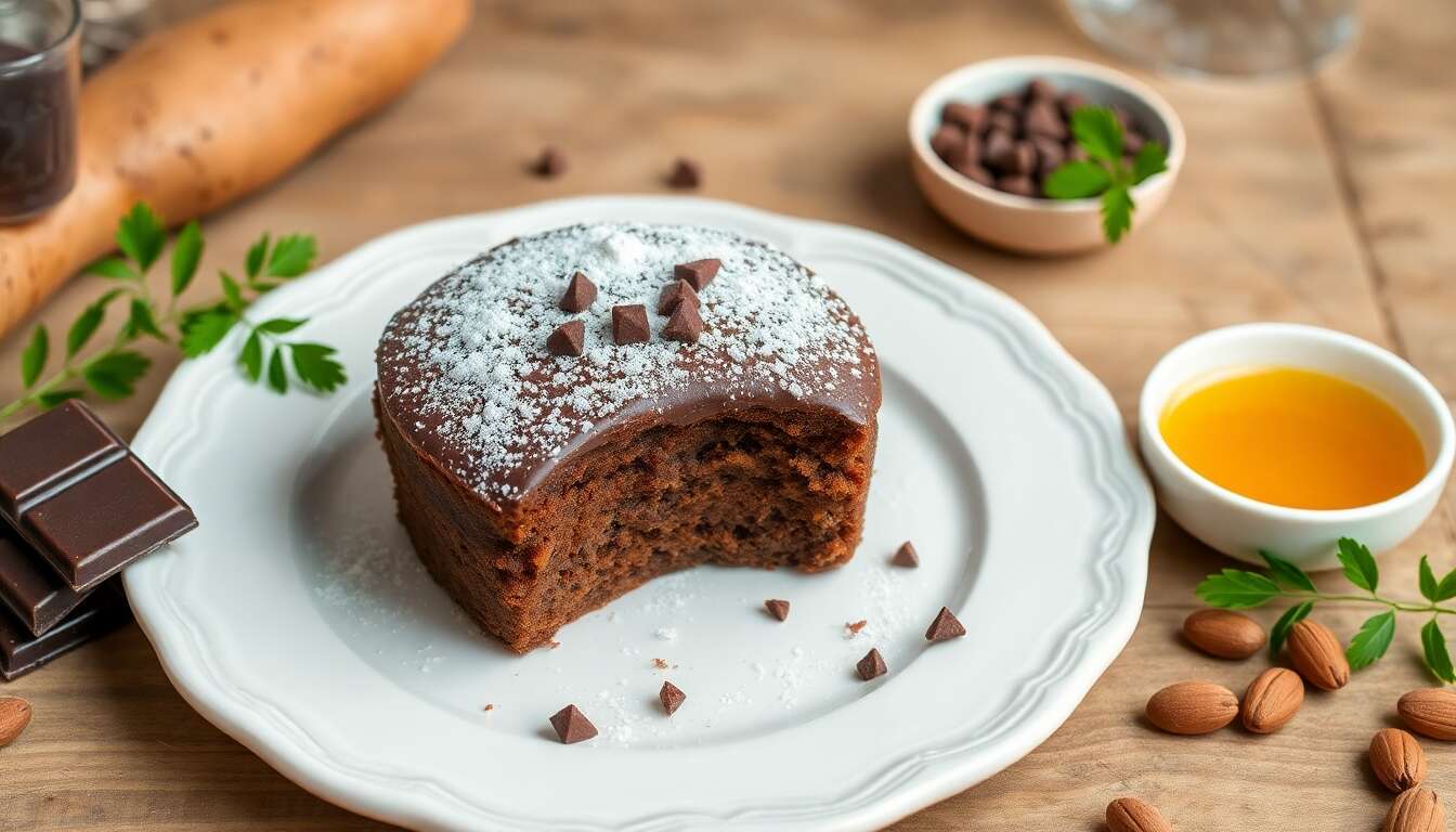 Fondant au chocolat et patate douce : recette minceur irrésistible