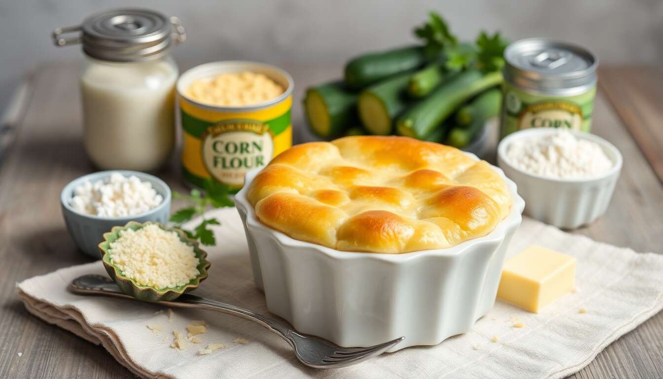 Soufflé de courgettes léger et savoureux