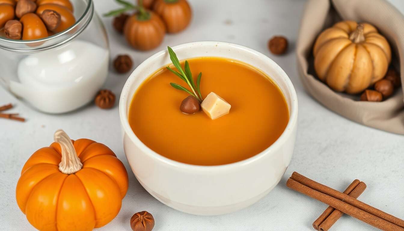 Velouté de potiron à la châtaigne : recette minceur savoureuse