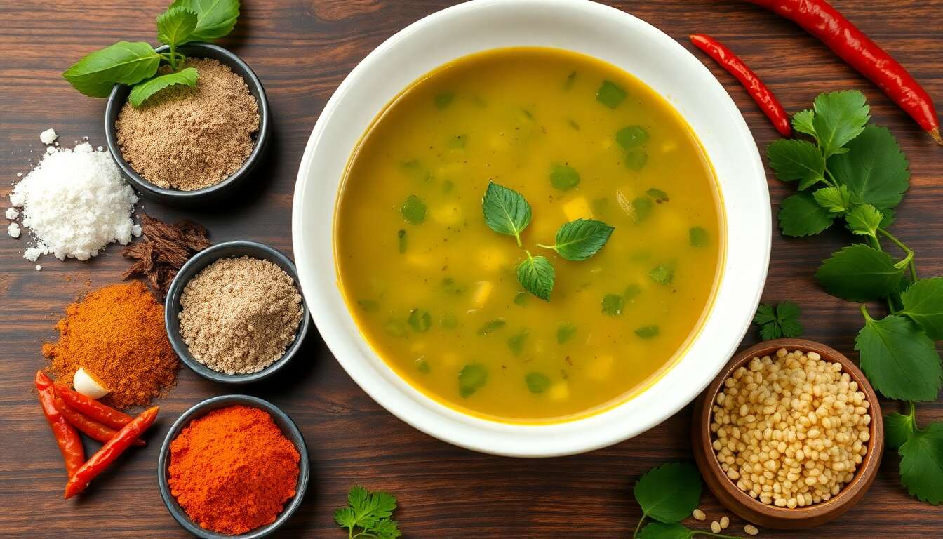 Soupe minceur aux feuilles de légumes : recette facile et saine