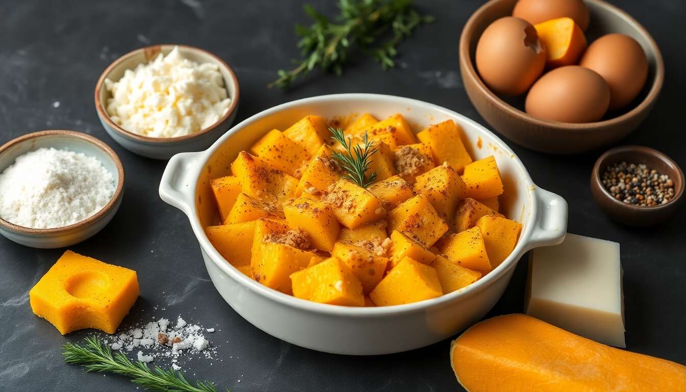 Butternut gratinée : recette minceur savoureuse