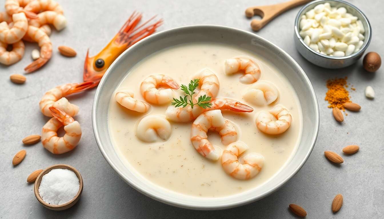 Recette minceur : blanquette de la mer aux amandes