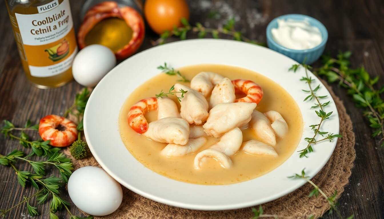 Sauté de poularde aux langoustines : une recette minceur savoureuse
