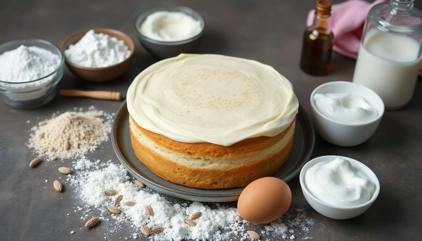 Gâteau pâtissier léger : recette minceur savoureuse