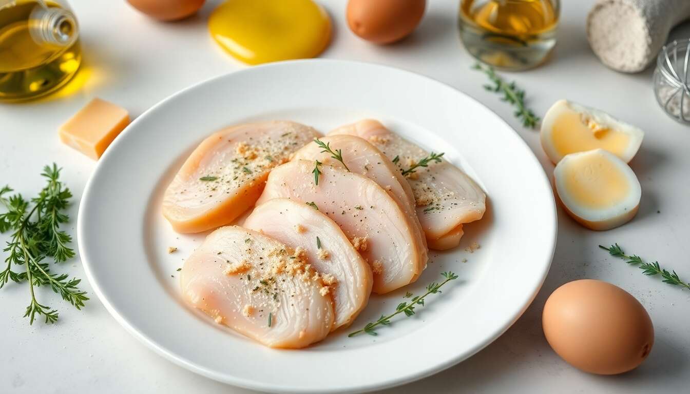 Escalope de volaille façon cordon bleu minceur