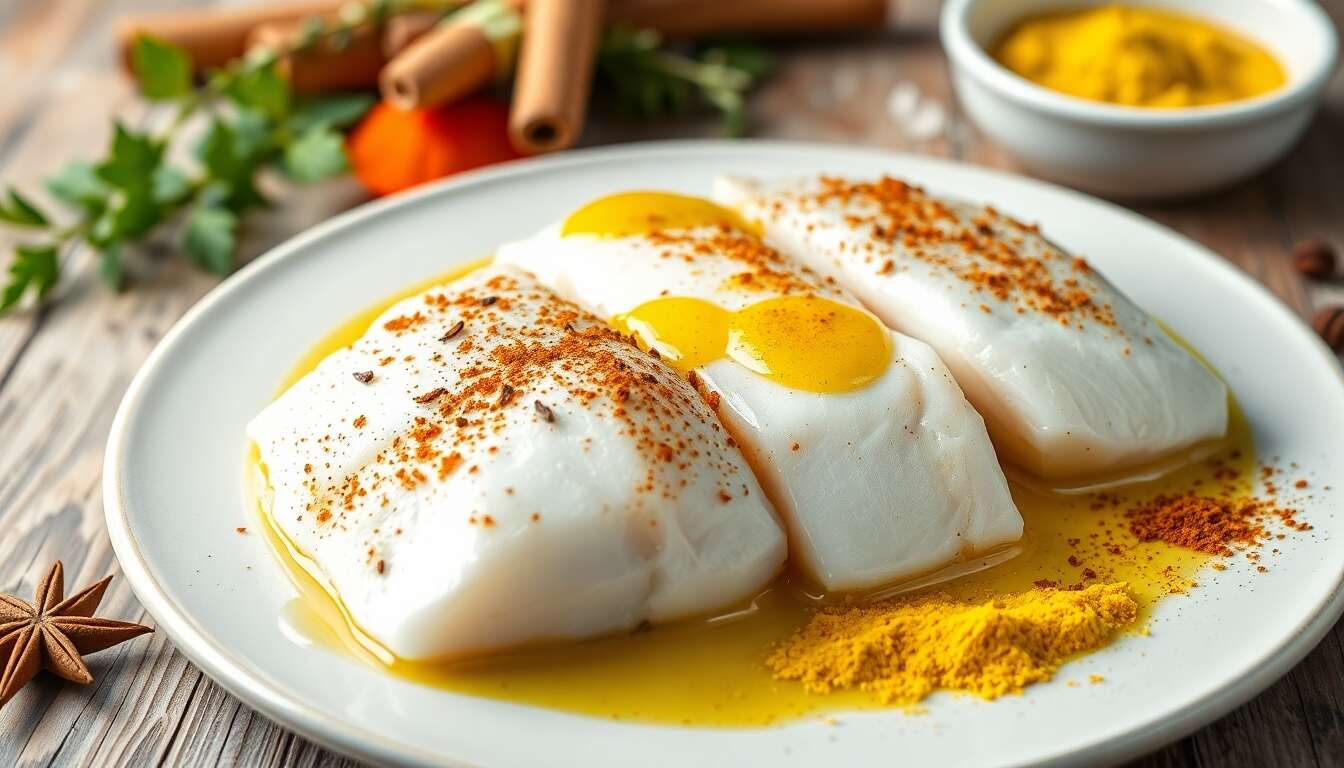 Recette minceur : poisson aux épices douces