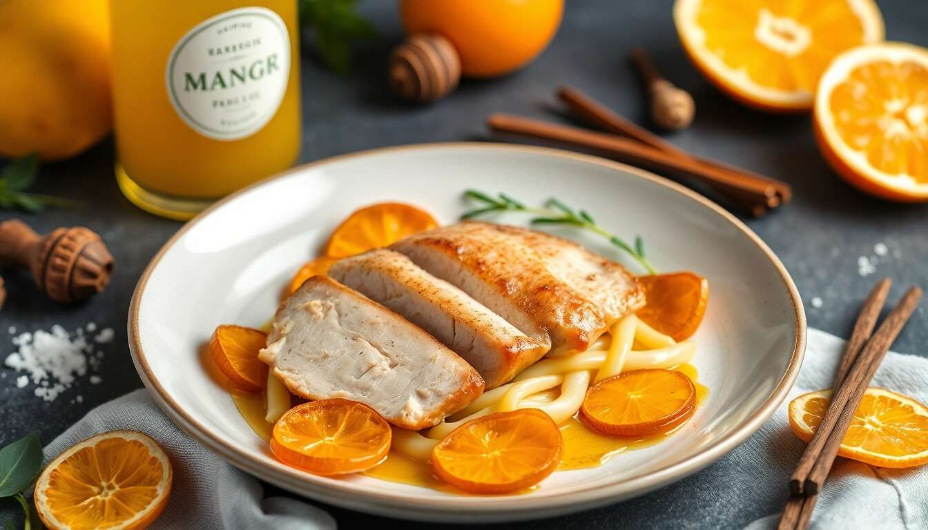 Magret de canard à la mangue, mandarine et vanille : recette minceur