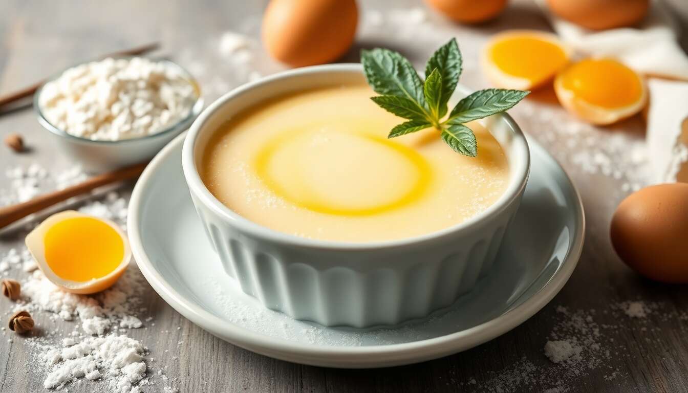 Crème aux œufs légère : recette minceur