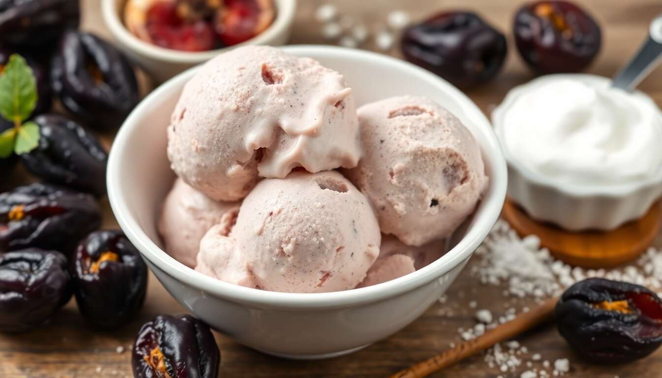 Glace minceur aux pruneaux : recette gourmande et légère