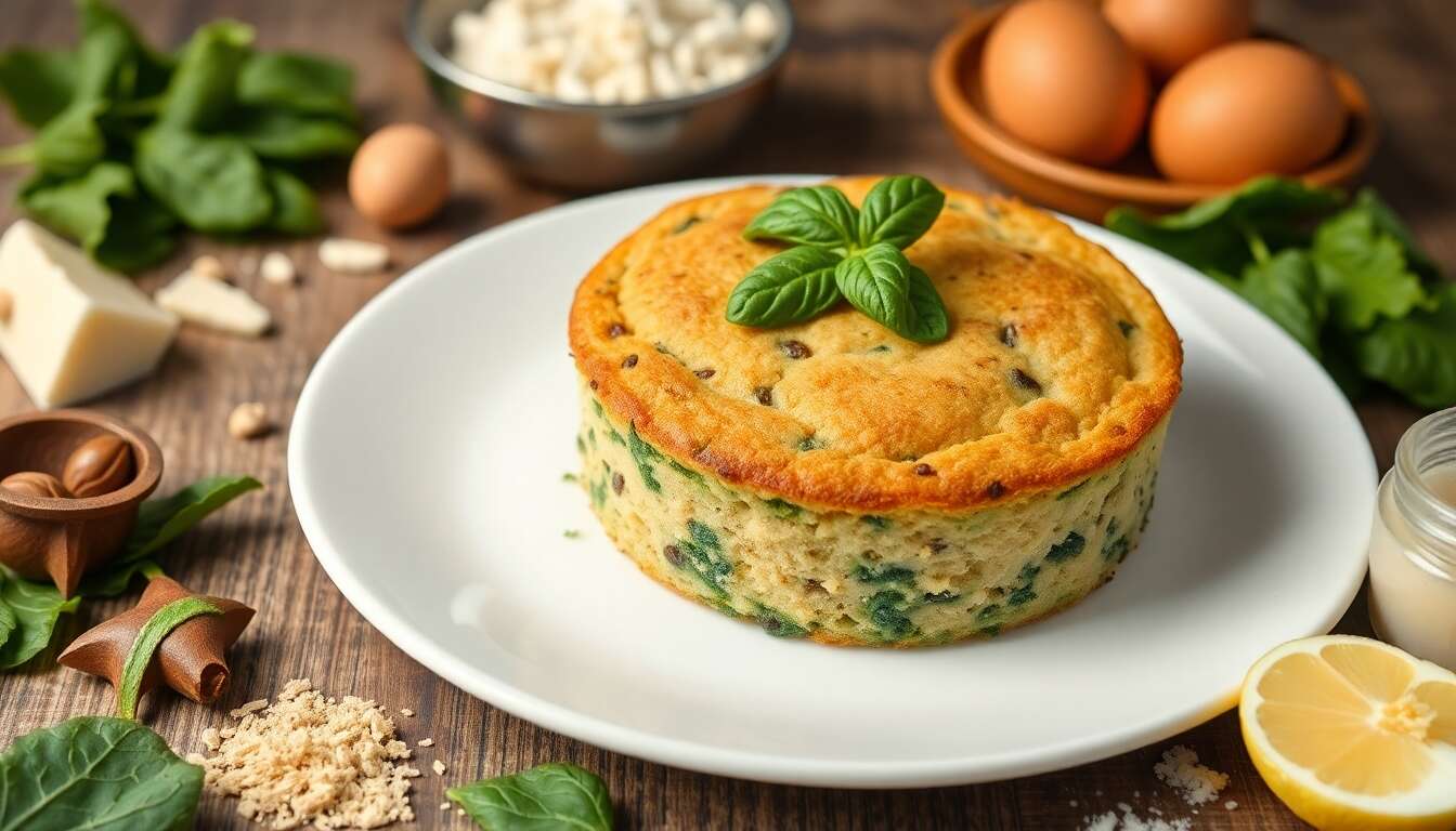 Cake aux épinards : recette minceur savoureuse