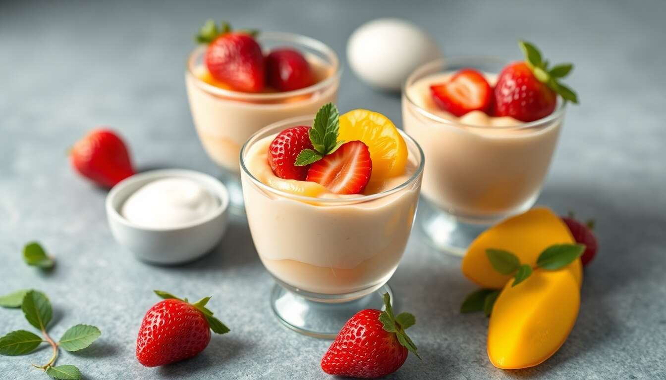 Mousse de fruits légère : recette minceur