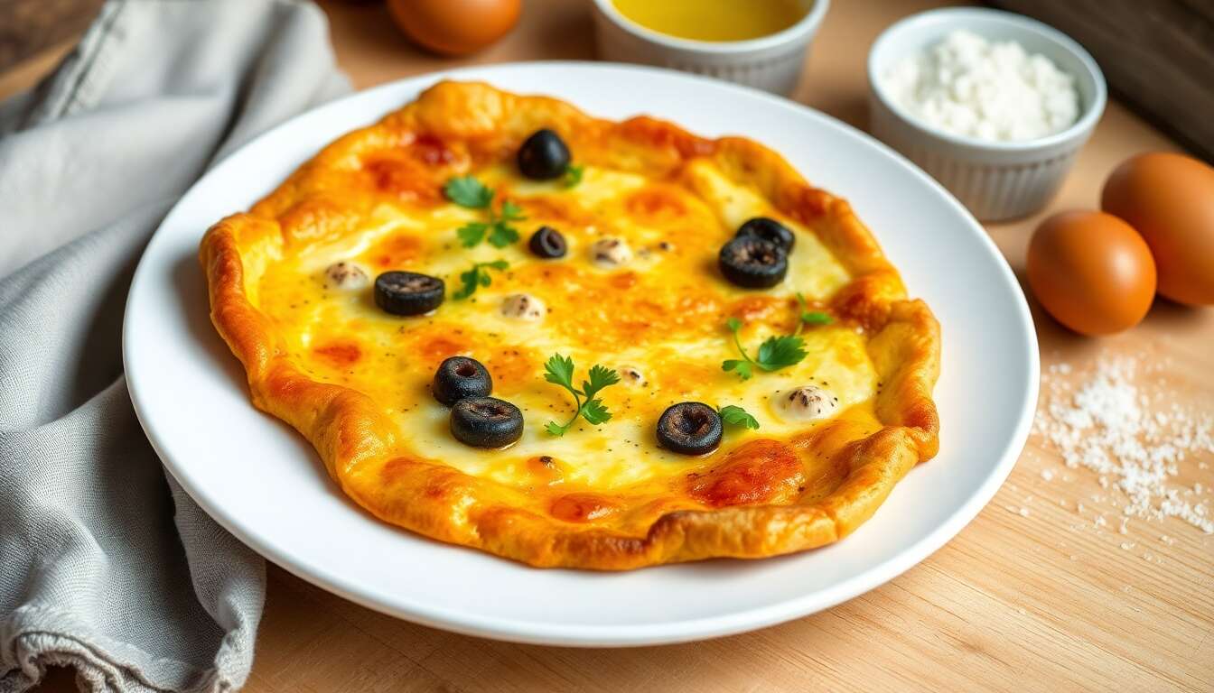 Recette de socca niçoise : crêpe à la farine de pois chiche
