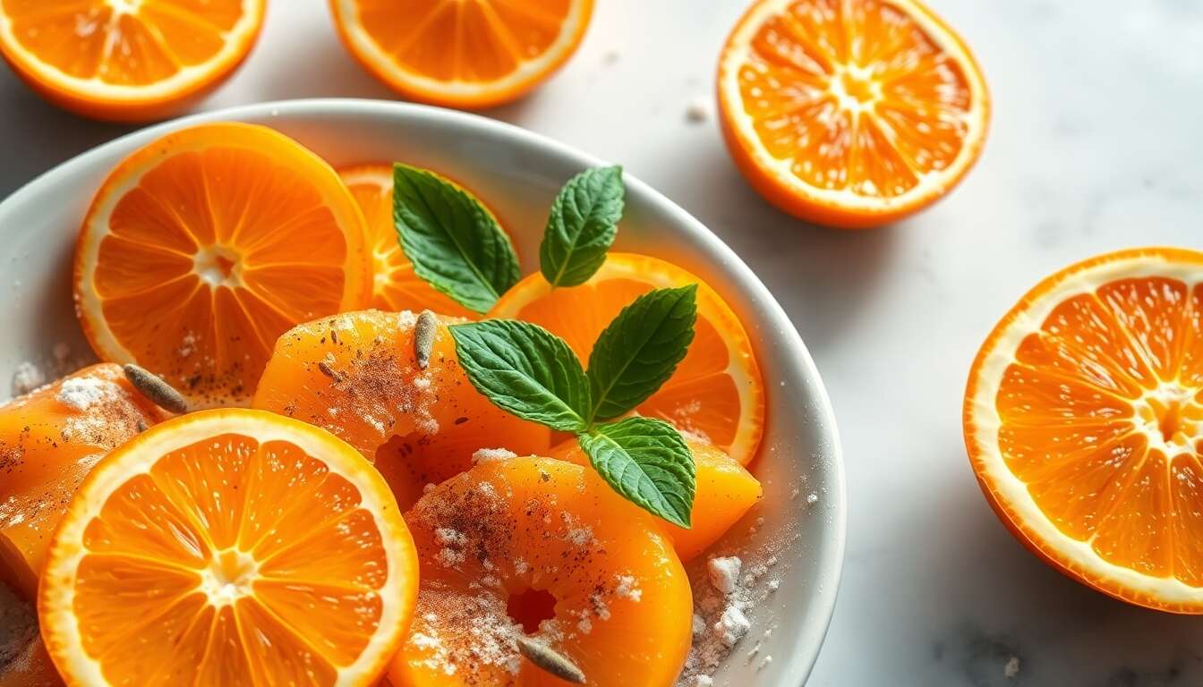 Salade d'oranges marocaine : recette minceur savoureuse