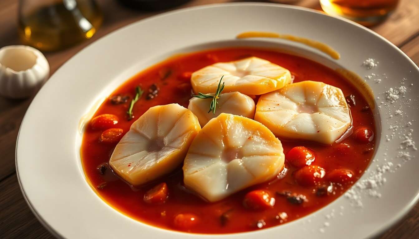 Lotte à l'armoricaine : recette minceur savoureuse