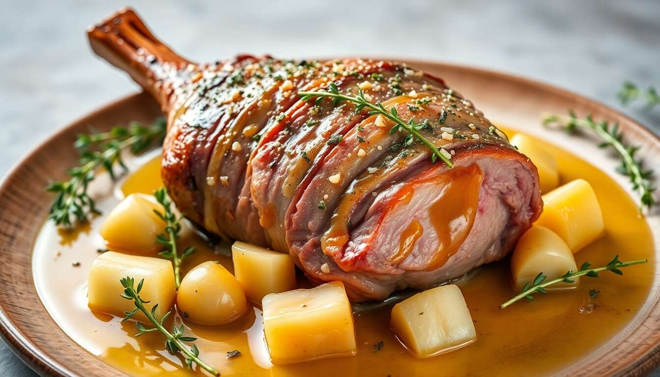 Recette de gigot d'agneau aux flageolets : délice minceur
