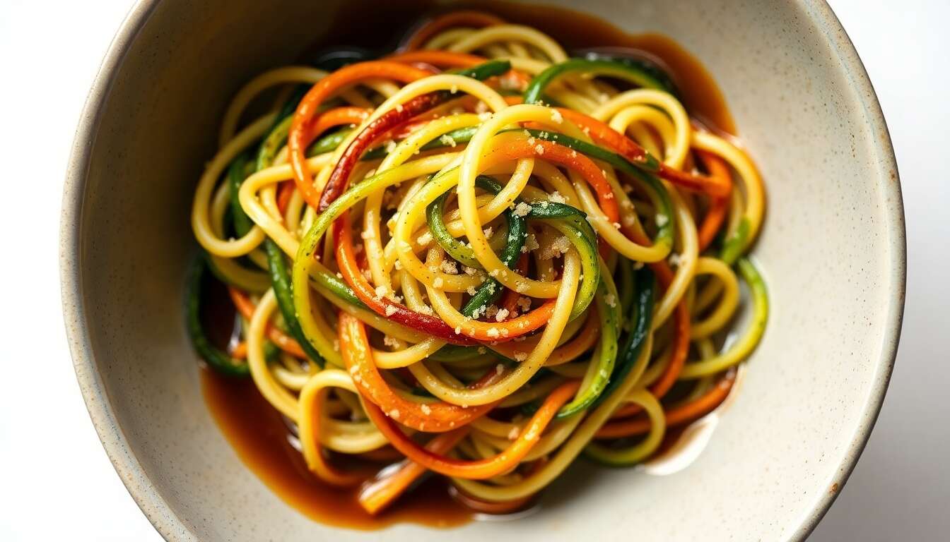 Recette minceur : tagliatelles de légumes
