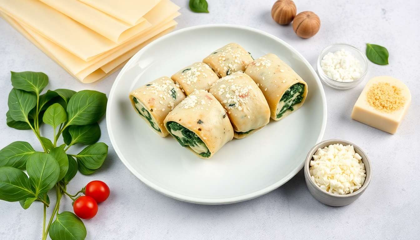 Rouleaux d'épinards minceur : recette savoureuse et légère