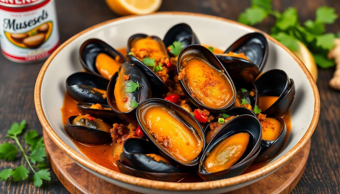 Recette express de moules épicées : minceur et saveurs