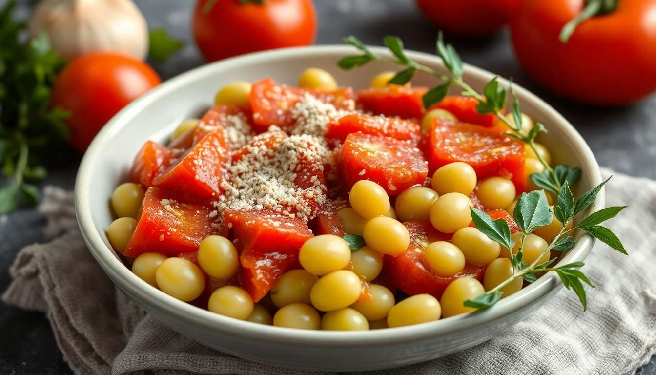 Fèves à la tomate : recette minceur savoureuse