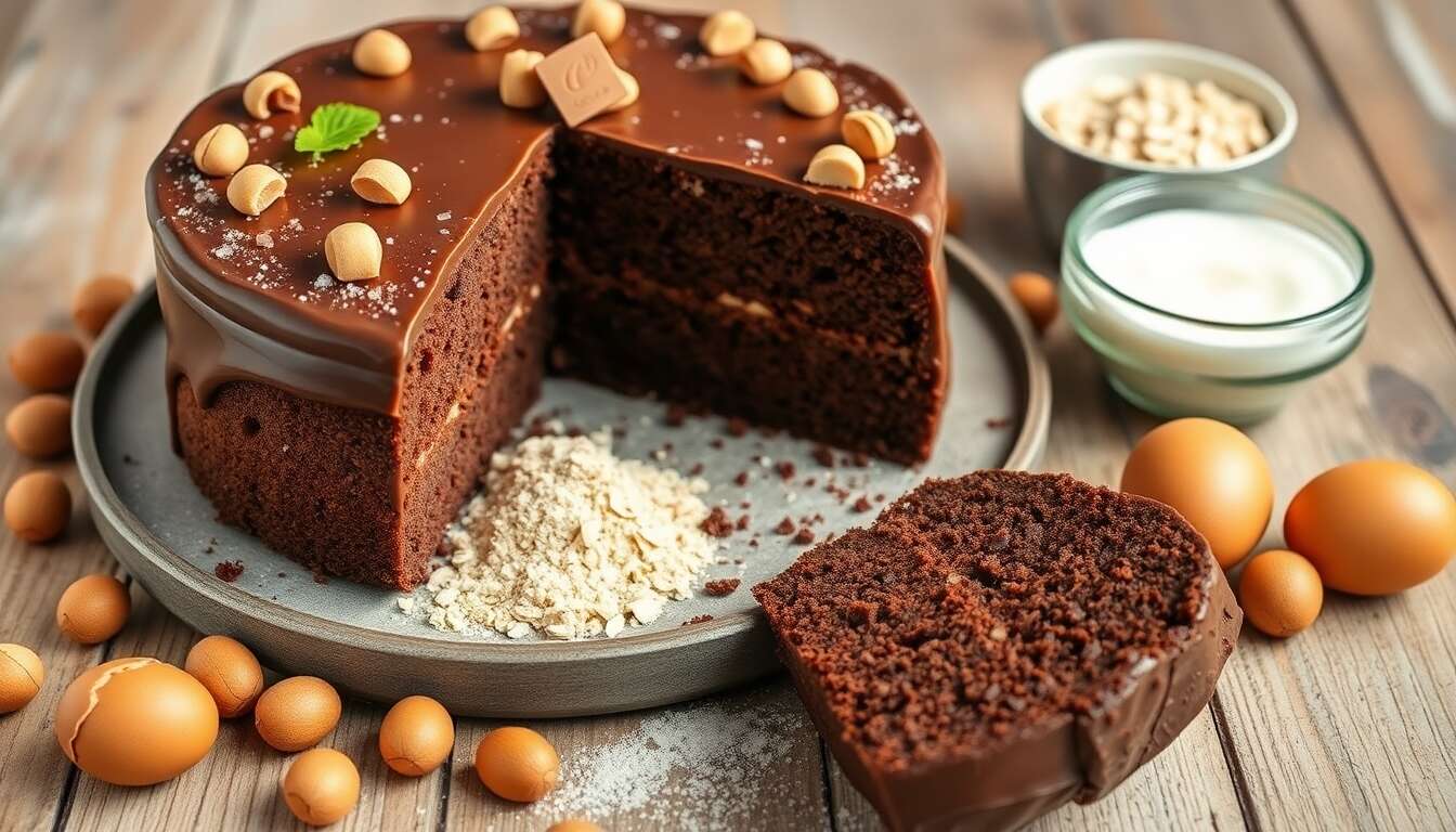 Gâteau chocolat-noisettes : recette minceur irrésistible