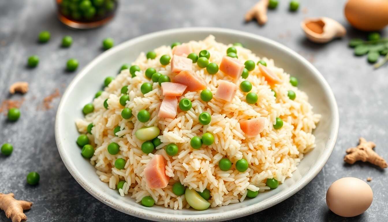 Recette minceur : riz cantonais allégé