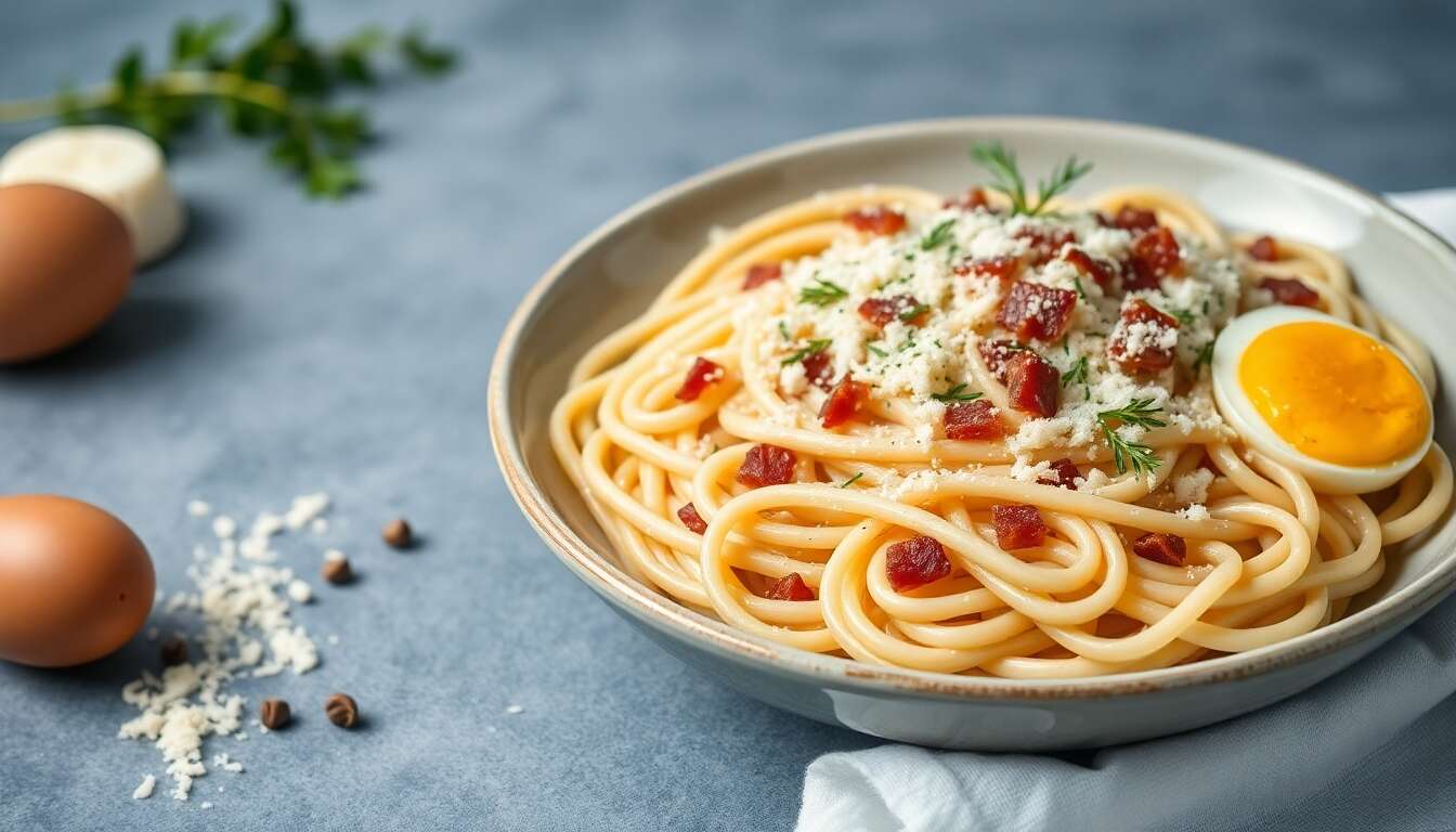 Recette de pâtes à la carbonara légères : un délice minceur