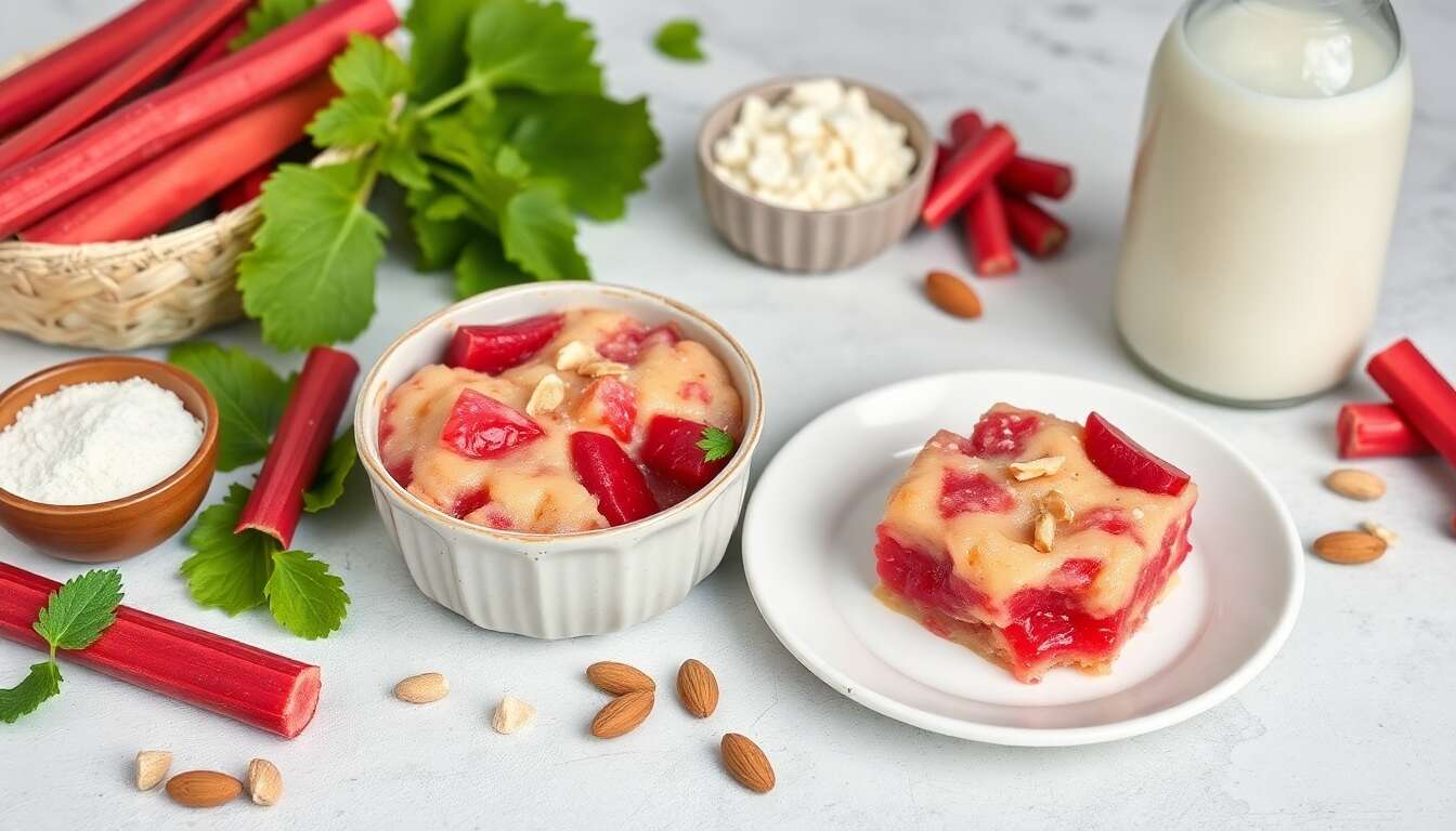 Recettes minceur : délices à la rhubarbe