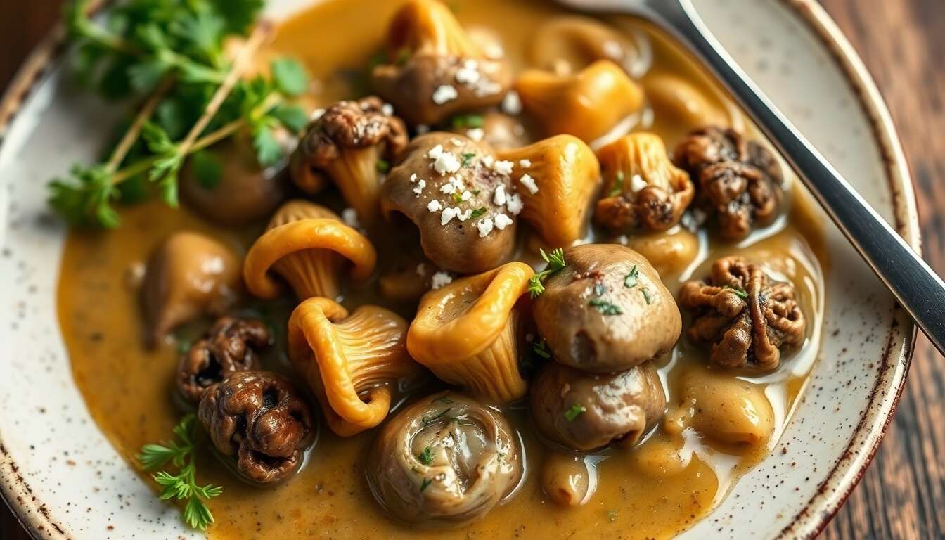 Sauce aux morilles : recette minceur savoureuse