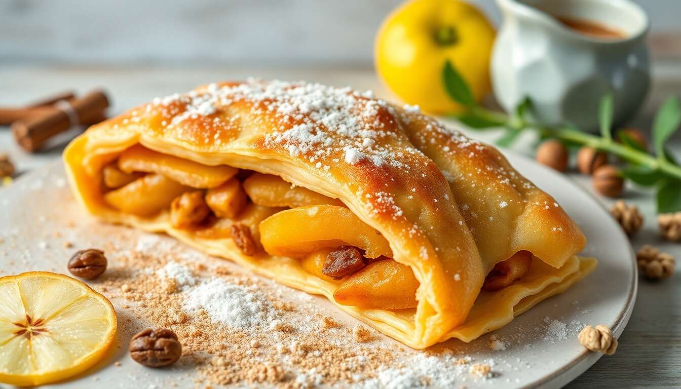 Recette minceur : apfel Strudel aux pommes
